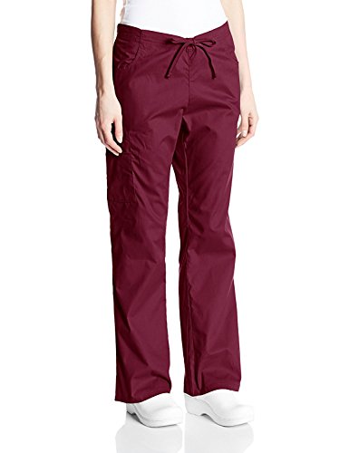 Dickies Damen Cargohose Signature Mid Rise mit Kordelzug - Rot - Groß von Dickies