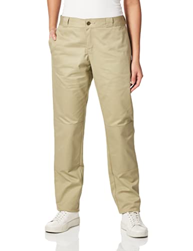 Dickies Damen Double Knee Work Pant with Stretch Twill Arbeitshose, Desert Sand, 44 von Dickies