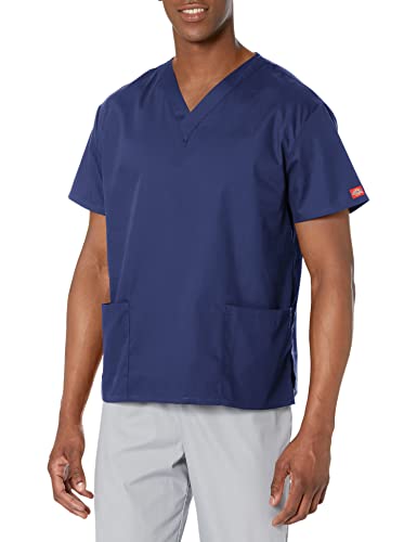 Dickies Damen EDS Signature Scrubs 86706 Missy Fit V-Ausschnitt Top - Blau - X-Groß von Dickies