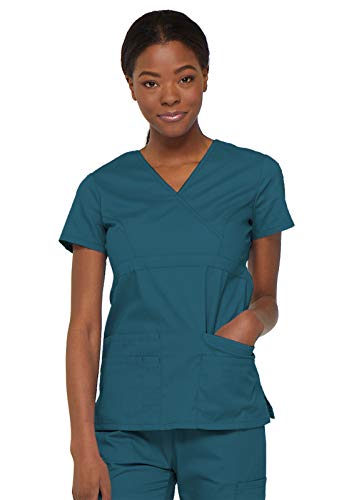 Dickies EDS Signature Damen Schlupfkasack Top Mock Wrap 85820, Caribbean Blue, XXX-Large Mehr von Dickies