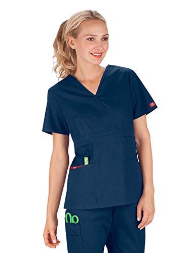 Dickies Damen EDS Signature Scrubs Missy Fit Mock Wrap Top, Navy, XX-Large Mehr von Dickies