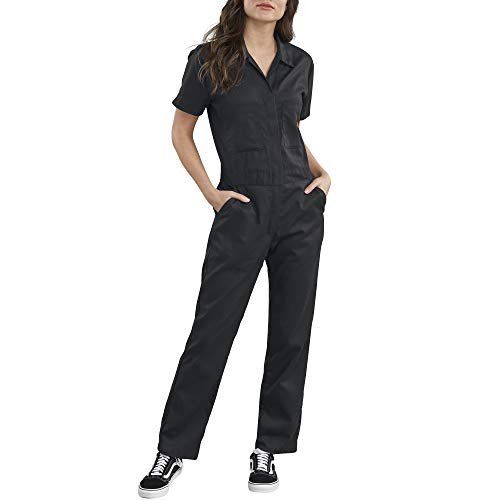 Dickies, Damen, Dickies Flex-Kurzarm-Overall, Schwarz, S von Dickies