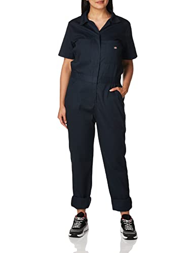 Dickies Damen Flex Temp-iq™ Short Sleeve Coveralls Arbeitsschutzanzug, Dunkles Marineblau, XL EU von Dickies