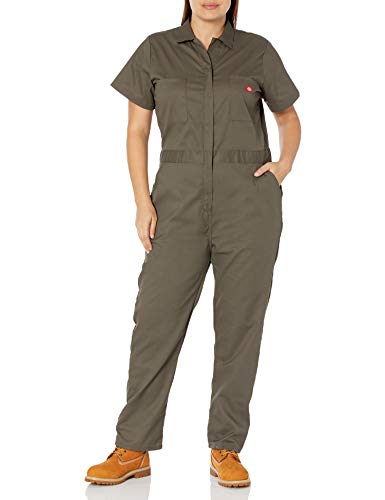 Dickies, Damen, Dickies Flex-Kurzarm-Overall, MOOSGRÜN, XS von Dickies
