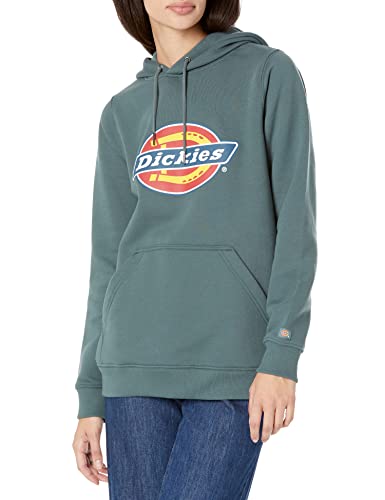 Dickies Damen Heavyweight Logo Fleece Pullover Fleecepullover, Lincoln Green, 46 von Dickies