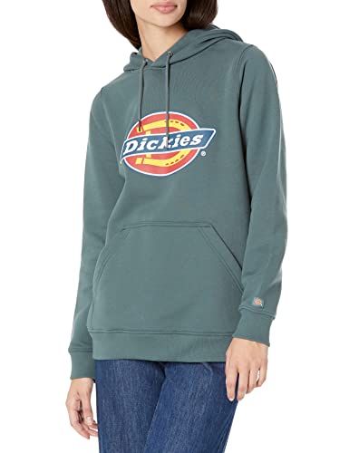Dickies Damen Heavyweight Logo Fleece Pullover Fleecepullover, Lincoln Green, Large von Dickies