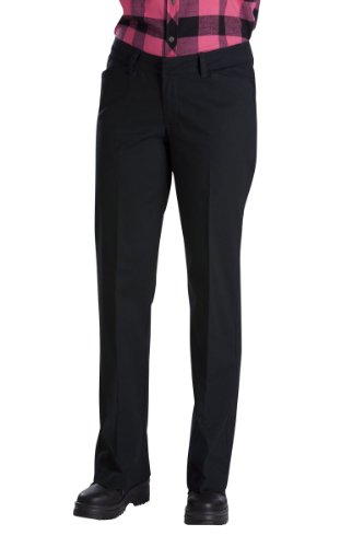 Dickies Damen-Hose aus Stretch-Twill, Übergröße, lockere Passform, gerader Schnitt, schwarz, 54 von Dickies
