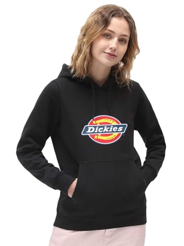 Dickies Damen ICON Logo Hoodie W Hooded Sweatshirt, Nero, L von Dickies