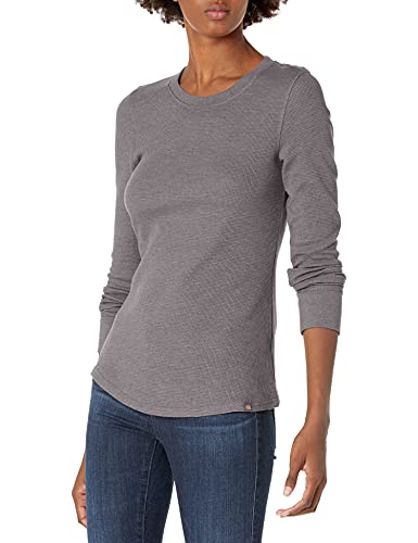 Dickies Damen Long Sleeve Crew Neck Thermal Arbeits-T-Shirt, Graphit, einfarbig, X-Groß von Dickies