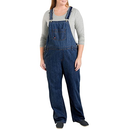 Dickies Damen-Overall, Übergröße, Denim, Dunkles Indigoblau, von Dickies