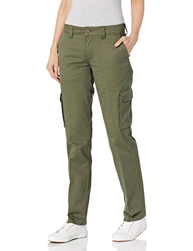 Dickies Damen Relaxed Fit Stretch Cargo Straight Leg Pant Arbeitshose, Traubenblatt, 40 von Dickies