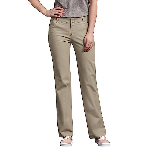 Dickies Damen Relaxed Straight Stretch Twill-Hose, Desert Sand, 38 Lange von Dickies