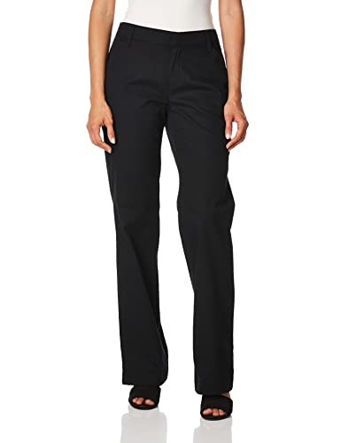 Dickies Relaxed Straight Stretch-Twill-Hose für Damen, Schwarz, 32 Lange von Dickies