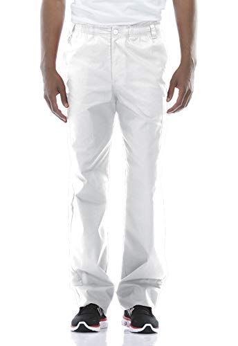 Dickies Herren Schlupfhose mit 7 Taschen Elastischer Bund mit Knopfverschluss 81006, Weiss/opulenter Garten, Klein von Dickies