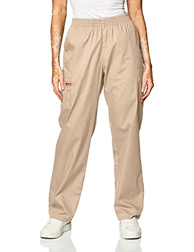 Dickies Damen-Skrubs-Hose mit elastischer Taille - Beige - 4X-Groß von Dickies