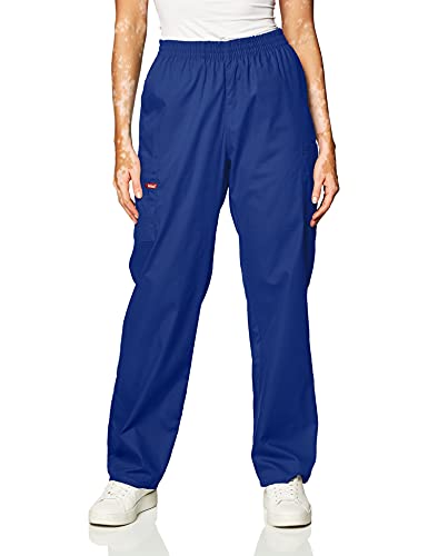 Dickies Damen-Skrubs-Hose mit elastischer Taille - Blau - Mittel von Dickies