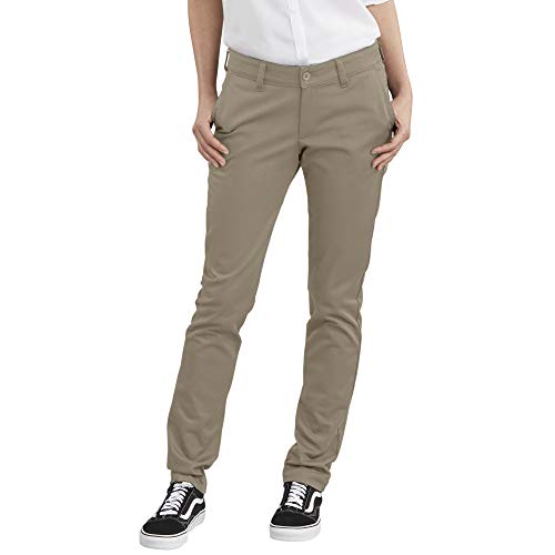 Dickies Damen Straight Flex Twill Pant Khakis, Wüstensand gespült, 34 von Dickies