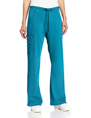 Dickies Damen Xtreme Stretch Fit Kordelzug Flare Leg Hose, Blaugrün/EIN Hauch von Paradies (Trace of Paradise), XX-Large von Dickies