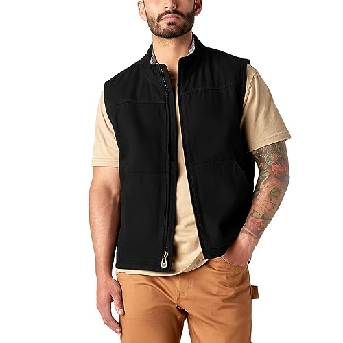 Dickies Dickies Gefütterte Weste Sherpa Herren Arbeitskleidung, RINSED BLACK, S von Dickies