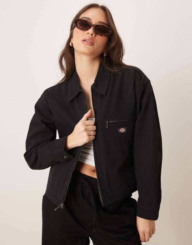 Dickies - Duck - Jacke aus Leinen in Schwarz von Dickies