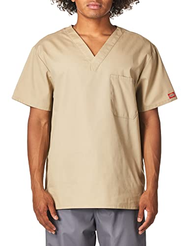 Dickies EDS Kasack, Herren Krankenhauskleidung, Schlupfhemd (Khaki, S) von Dickies