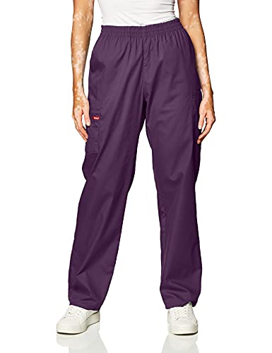 Dickies EDS Signature Scrubs für Damen, elastische Taille, Cargohose für Damen aus weichem, gebürstetem Popeline 86106, auberginefarben, XXX-Large Mehr von Dickies