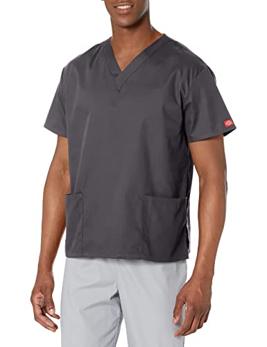 Dickies EDS Signature Damen Scrubs Top V-Ausschnitt 86706, Zinnfarben, 4X-Large Mehr von Dickies