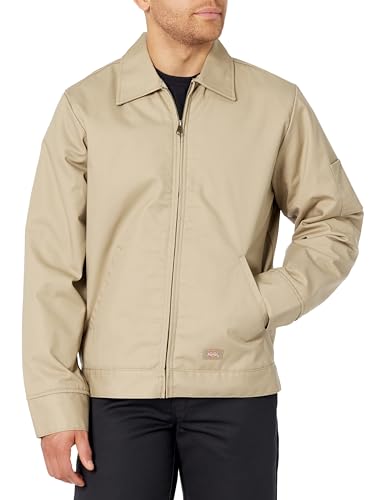 Dickies Eisenhower Herren-Jacke, gefüttert, groß, khaki, X-Large Hoch von Dickies