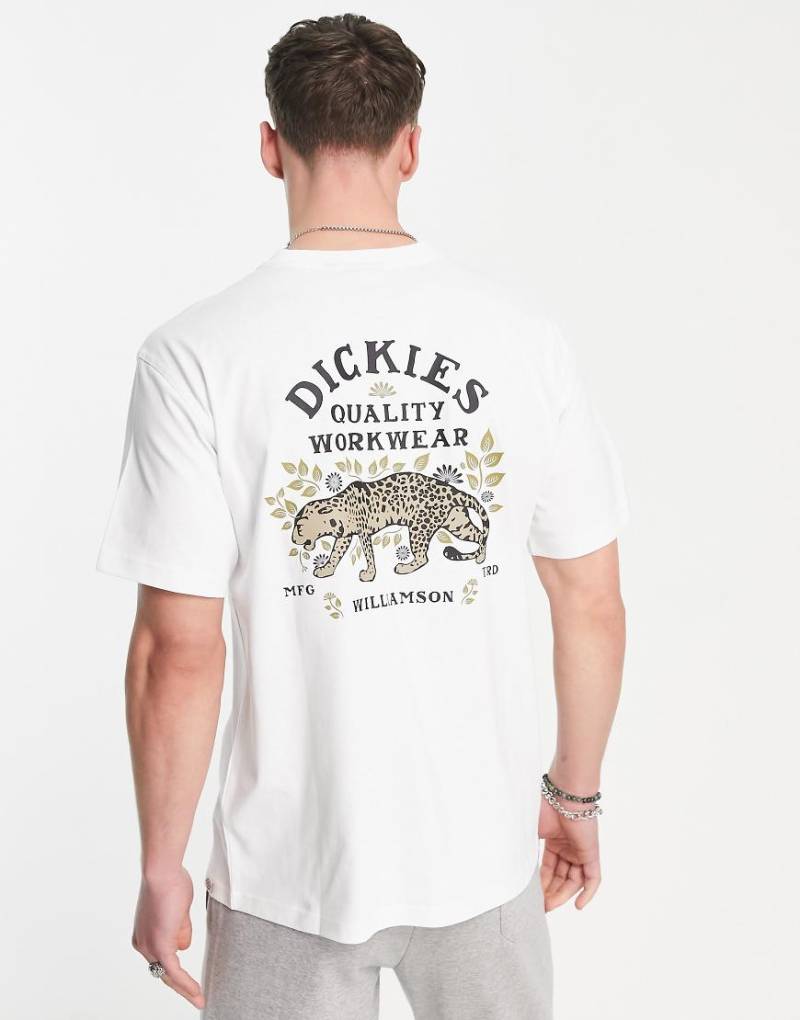 Dickies - Fort Lewis - T-Shirt in Weiß mit Rückenprint von Dickies