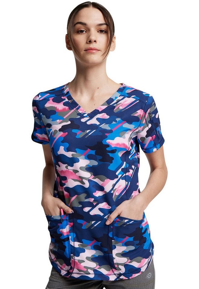 Dickies Funktionsbluse Bunt bedruckter Damen Kasack "Camo Line" Kasack mit Motiv Dickies Funktionsbluse Bunt bedruckter Damen Kasack "Camo Line" Kasack mit Motiv von Dickies