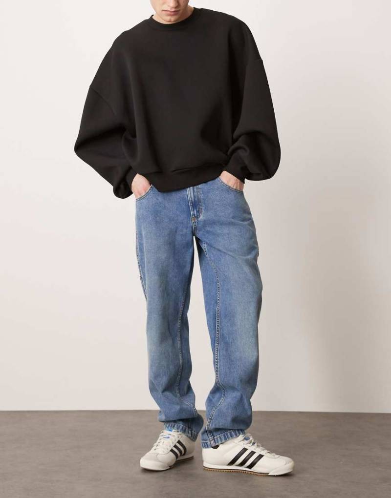 Dickies - Garyville - Denim-Jeans in blauer Rinse-Waschung mit normalem Schnitt und verblasstem Effekt von Dickies