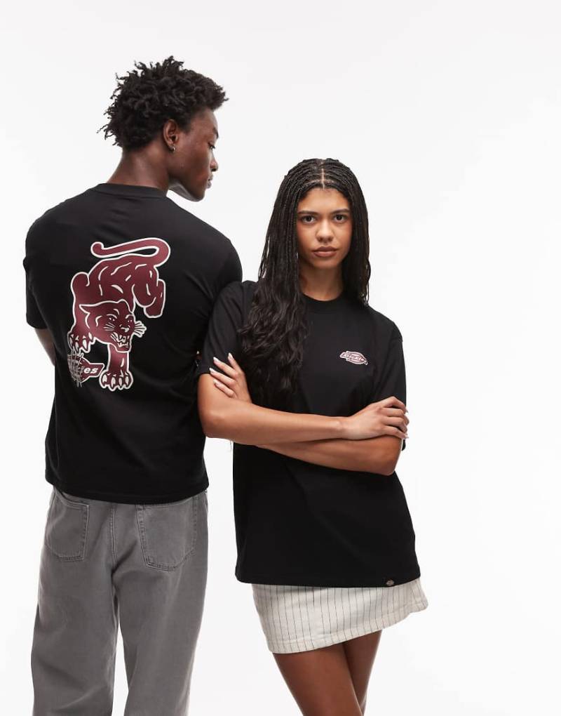 Dickies - Graysville - T-Shirt in Schwarz mit Tierprint am Rücken Dickies - Graysville - T-Shirt in Schwarz mit Tierprint am Rücken von Dickies