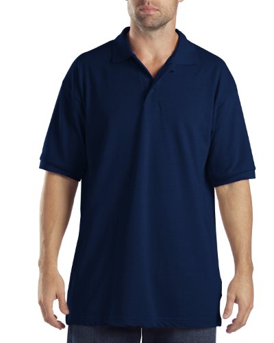 Dickies Großes Piqué-Poloshirt für Herren, Dunkles Marineblau, 3X-Groß von Dickies