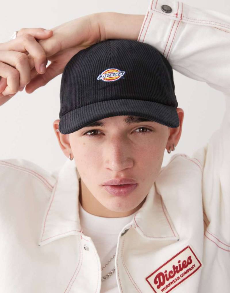Dickies - Hardwick - Cord-Kappe in Schwarz von Dickies