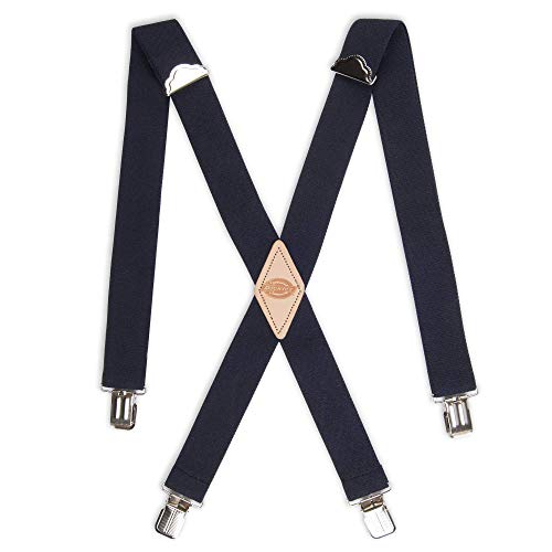 Dickies Herren Strapshalter, 3,8 cm, Gerader Clip Strumpfhalter, Marineblau, Extended Size von Dickies