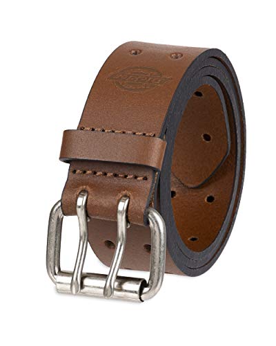 Dickies Herren 1 3/8 in. Leather Belt Gürtel, hautfarben, (Taille : 32) von Dickies