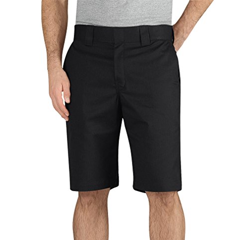 Dickies Herren 11 Inch Regular Fit Stretch Twill Work Short, Schwarz, 38 von Dickies