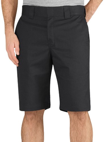 Dickies Herren 11 Inch Regular Fit Stretch Twill Work Short, Schwarz, 40 von Dickies