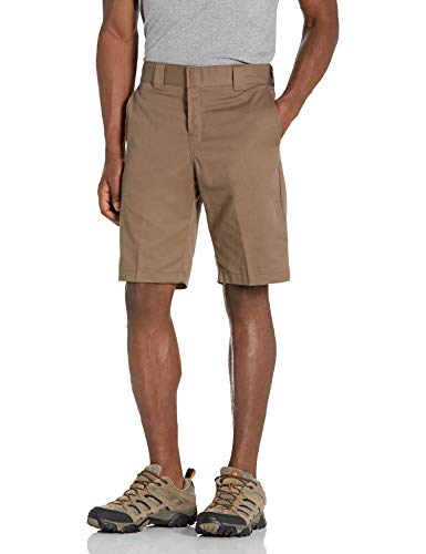 Dickies Herren 11 Inch Relaxed-Fit Stretch Twill Work Shorts, Mushroom, 58 von Dickies