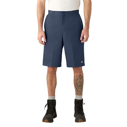 Dickies Herren Arbeitsshorts mit Mehreren Taschen, Lockere Passform, 33 cm Arbeits-Shorts, Blau (Navy), 50 von Dickies