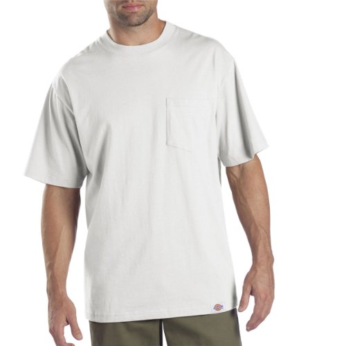 Dickies Herren 2er-Pack Kurzarm Pocket T-Shirts, Weiß, X-Groß von Dickies