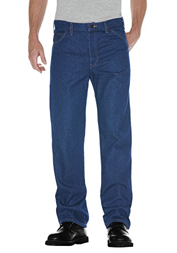 Dickies, Herren, Denim-Jeans, regular, mit 5 Taschen, INDIGO-BLAU, 30W / 32L von Dickies