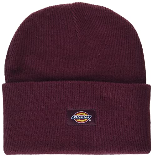 Dickies Herren Acryl Bündchen Beanie-Mütze, Burgunder, Einheitsgröße von Dickies