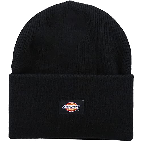 Dickies, Unisex, Umgeschlagene Acryl-Beanie-Mütze, Schwarz, OS von Dickies