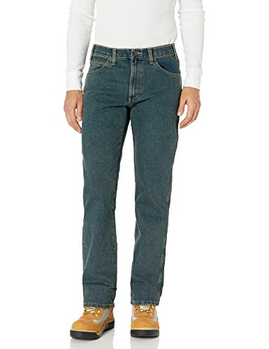 Dickies Herren Active Waist 5-Pocket Flex Performance Pants Jeans, Getöntes Heritage-Khaki, 34W / 32L von Dickies