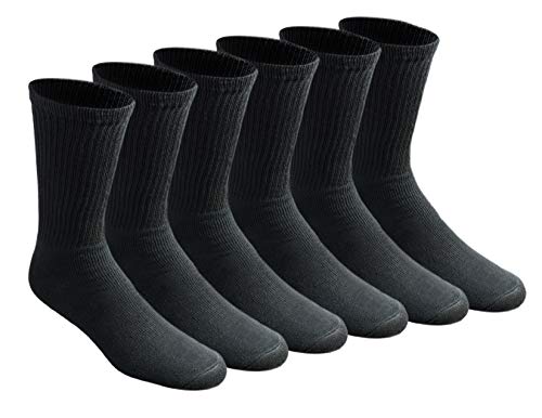 Dickies Herren All Purpose Cushion Crew 6/12 Lässige Socken, Schwarz (6 Paar), Shoe Size: 12-15 (6er Pack) von Dickies