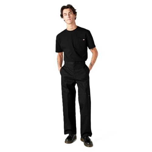 Dickies, Herren-Arbeitshose mit verstärkten Knien in lockerer Passform, Schwarz, 36W / 32L von Dickies