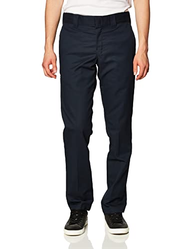 Dickies Herren Slim Taper Stretch Twill Arbeitshose, Dunkles Marineblau, 31W / 32L von Dickies