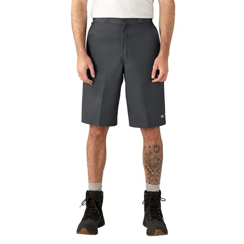 Dickies Herren Arbeitsshorts mit Mehreren Taschen, Lockere Passform, 33 cm Arbeits-Shorts, Dunkelgrau, 50 von Dickies