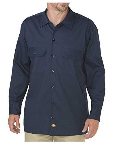 Dickies Herren-Langarm-Flex-Twill-Arbeitshemd, XL von Dickies